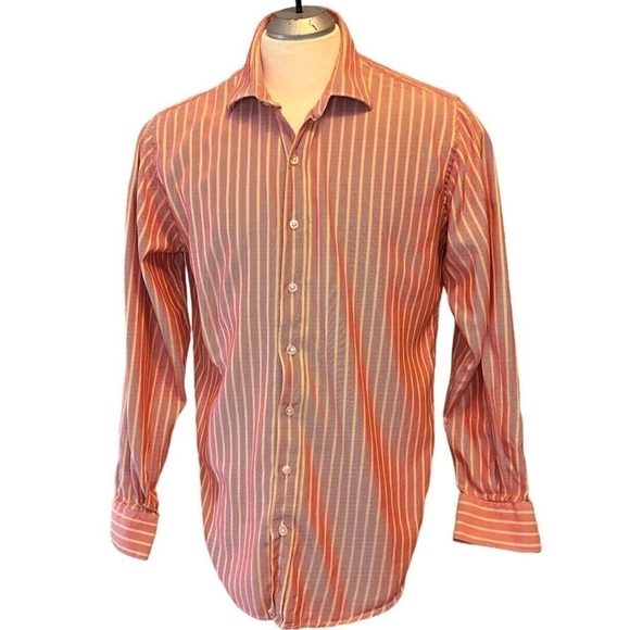 Hickey Freeman Button-up Shirt Woven in Italy - Picture 1 of 12